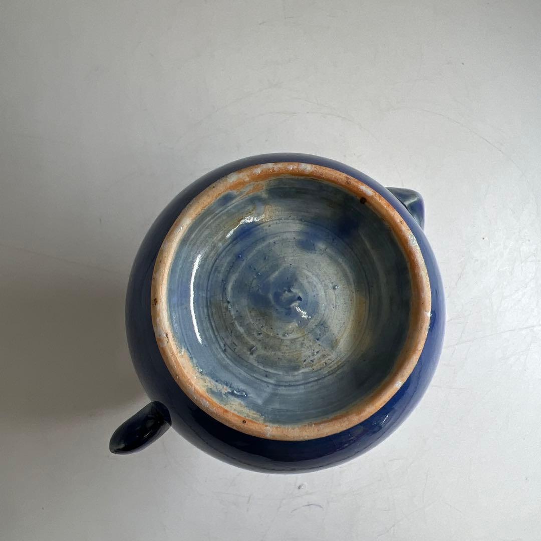 中国明時代　景徳鎮民窯　瑠璃釉水注　高さ18.5㎝トトコサ東な8-0121☆2F