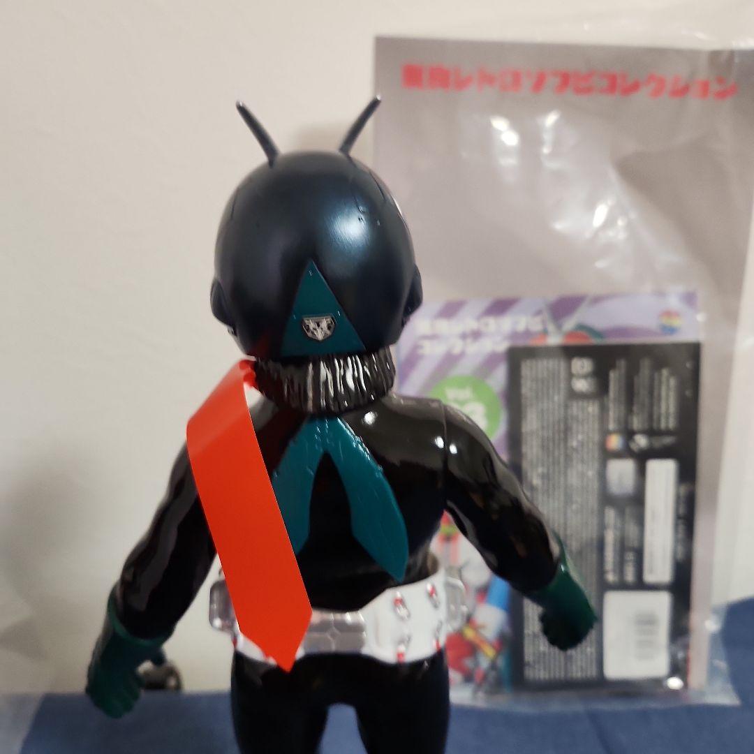 東映レトロソフビコレクション　シン·仮面ライダー　シン·仮面ライダー第２号　2体