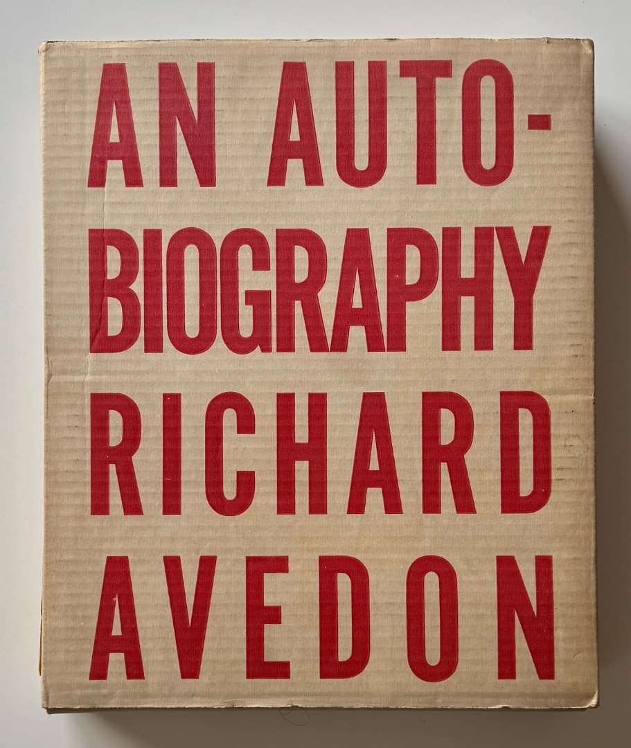 AN AUTO-BIOGRAPHY RICHARD AVEDON 外箱付き美品