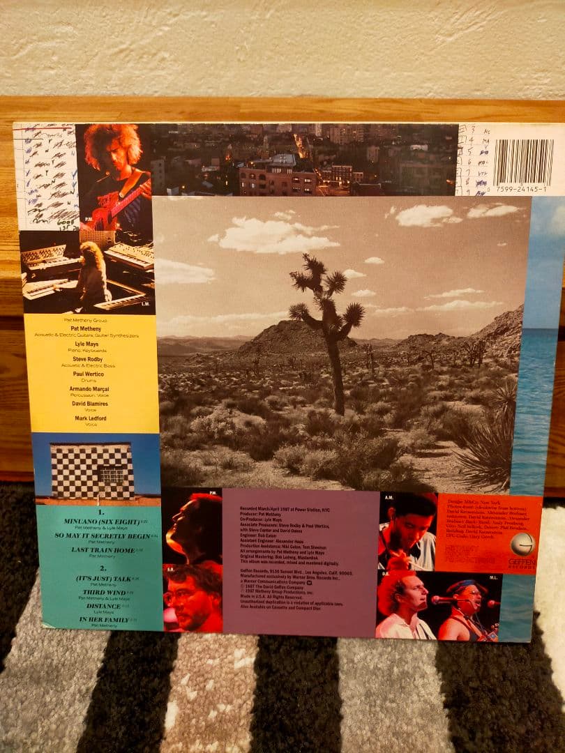 【輸入盤LP】Pat Merheny Group　半透明盤!