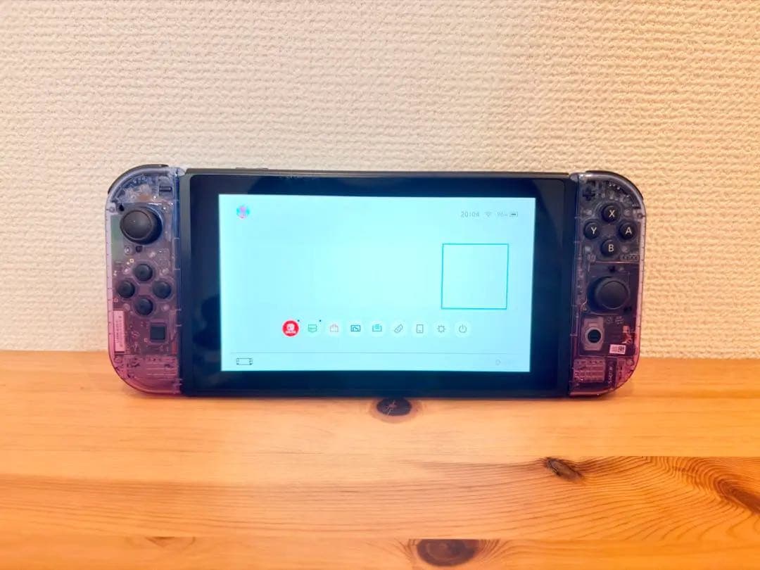 Nintendo Switch ニンテンドースイッチ本体 スケルトン パープル