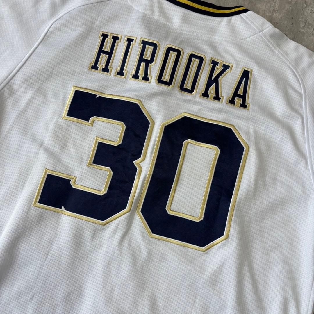 ORIX オリックス　バファローズ　廣岡　ユニフォーム　ホーム　Oサイズ