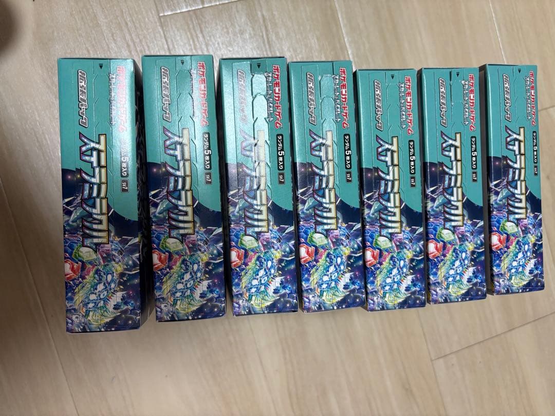 ポケモンカード ステラミラクル 7BOX シュリンク無し