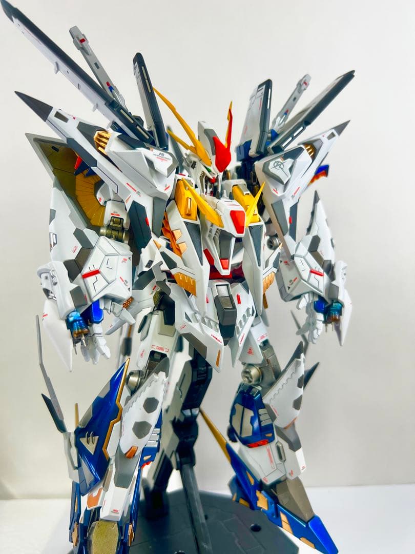 ガンプラ HGクスィーガンダム 全塗装完成品　徹底改修　ミキシング