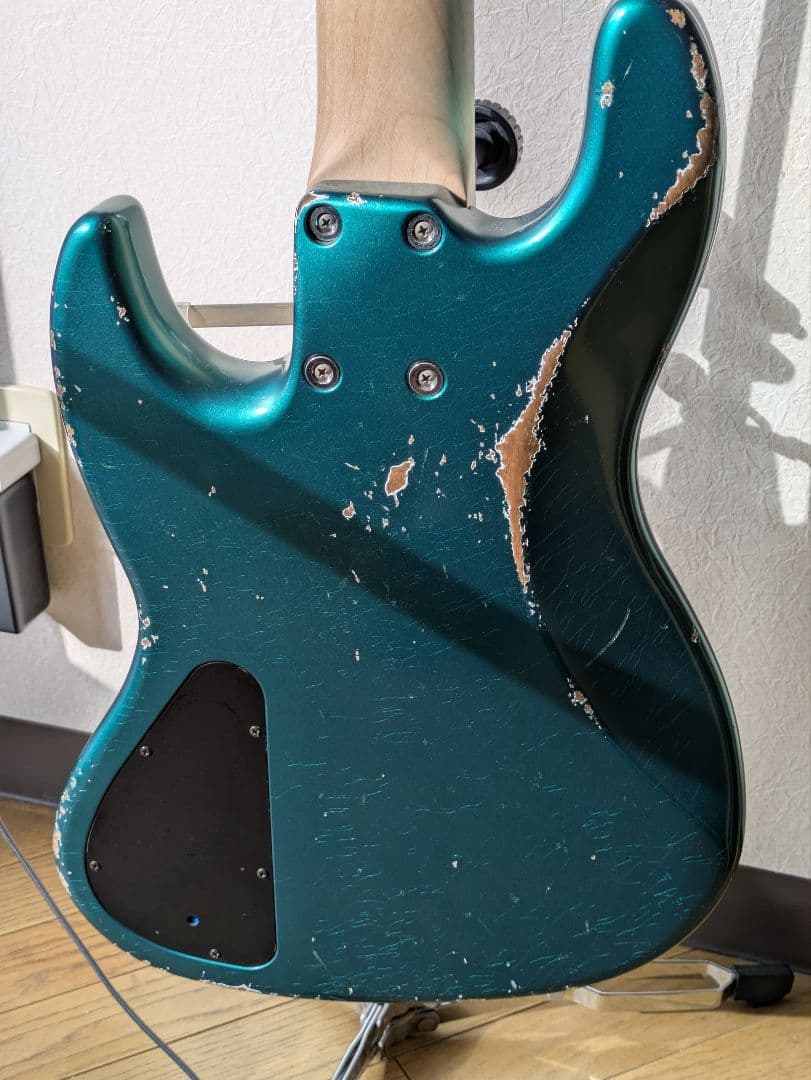ベース Xotic XJ-1T 5st Sherwood Green lic