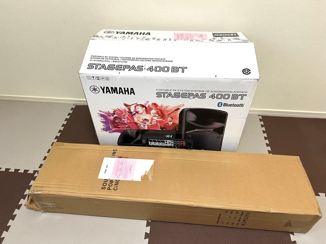 【2025年6月購入２回使用】STAGEPAS 400BT (スタンド付き)