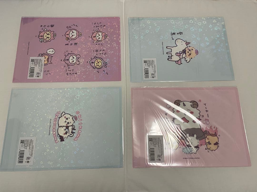 ちいかわ　てんし♡あくま　ホログラムクリアファイル　コンプリートセット