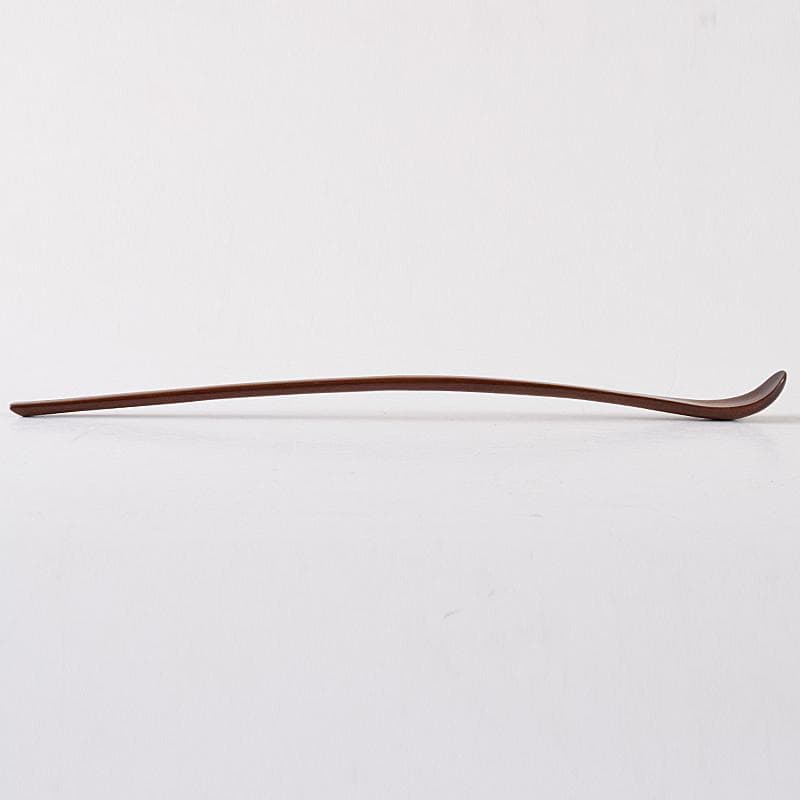 茶道具　煤竹　茶杓　裏千家十四代淡々斎書付　共筒共箱　U　R7949