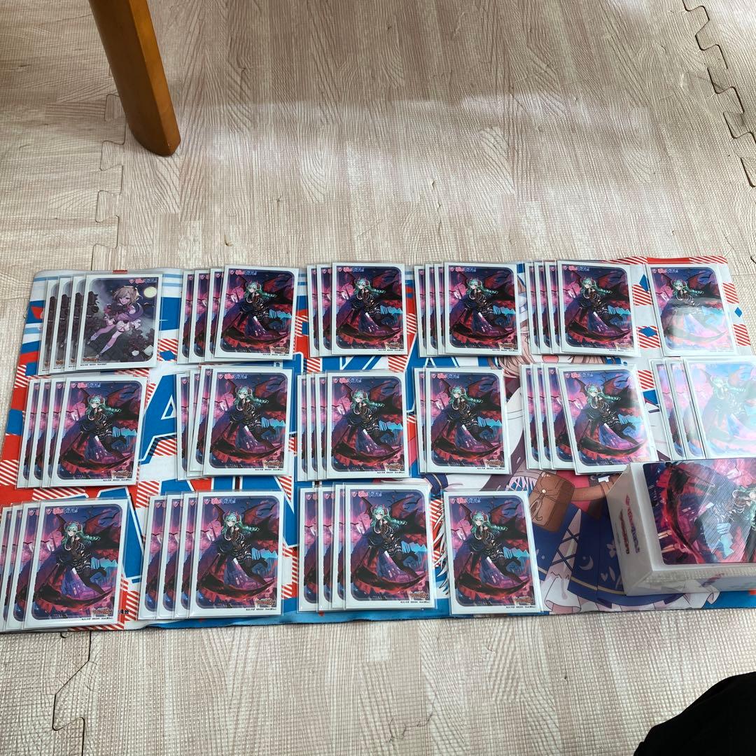 ヴァンガード ぶいすぽ　八雲べに デッキ スリーブ、デッキケース付き