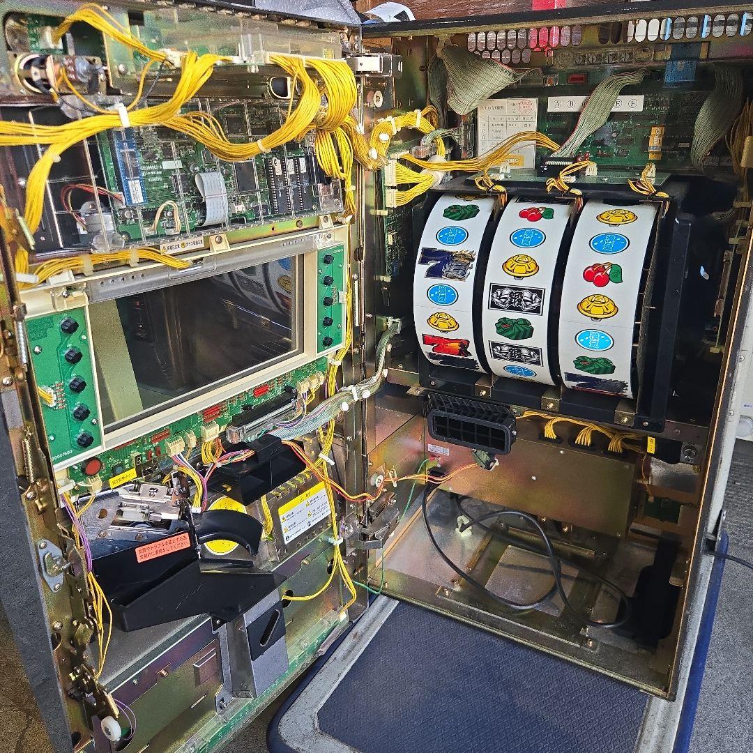 スロット　4号機　押忍番長　漢湯パネル　不要機付