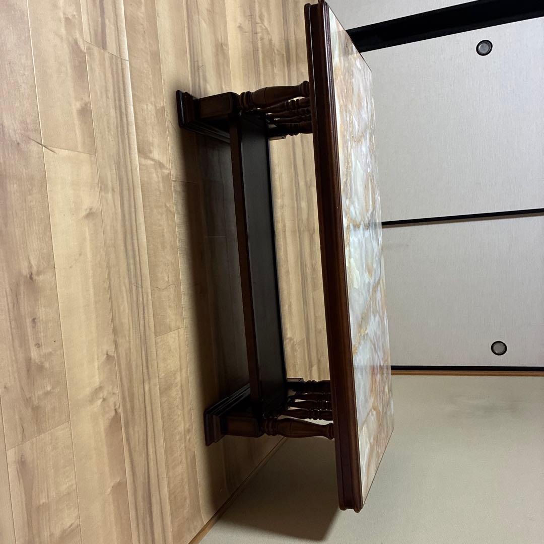 机　レトロ　大理石かは不明