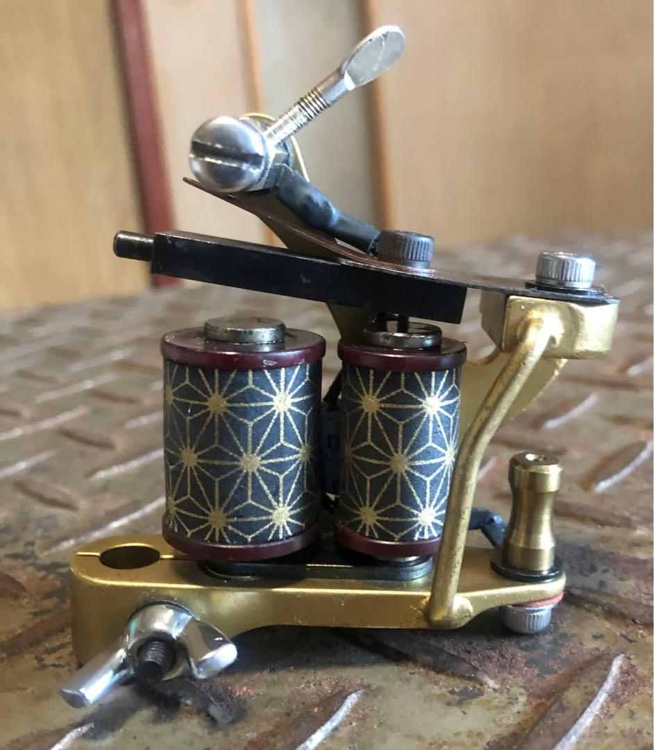 wizard製 タトゥーマシン コイル ゴールド