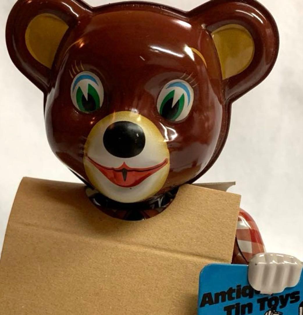 【新品未使用品】ブリキニュースベア　WIND UP BEAR 日本製