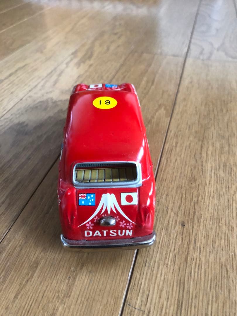 昭和レトロ　BCバンダイ　豪州ラリーダットサン富士号　ブリキ