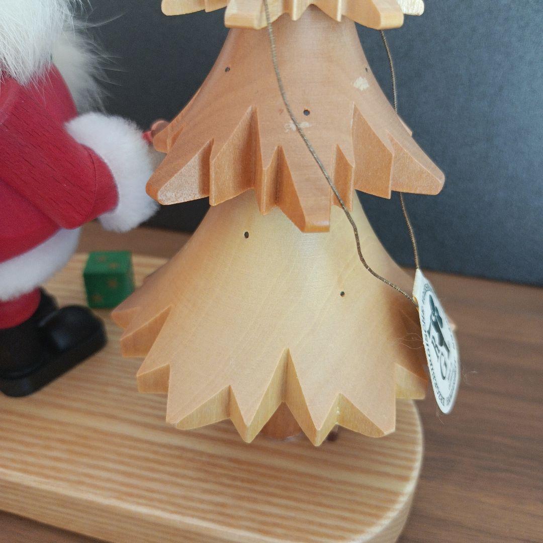 くるみ割り人形〈サンタとツリー〉リヒャルト グレーザー ザイフェン ランプ付置物