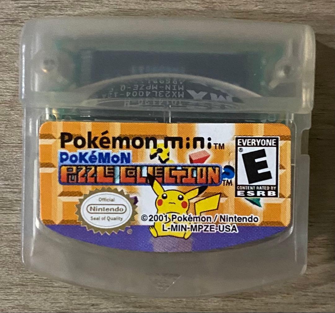 北米版Pokémon mini Pokémon PuzzleCollection