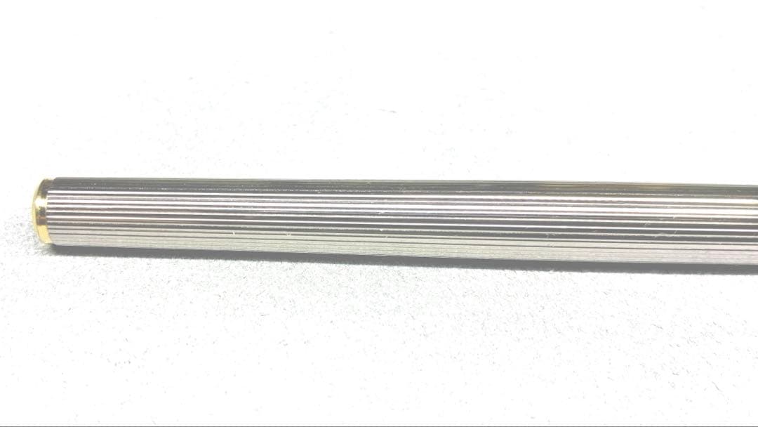 【希少 美品】モンブラン S-ライン 万年筆 シルバー 純正コンバーター付