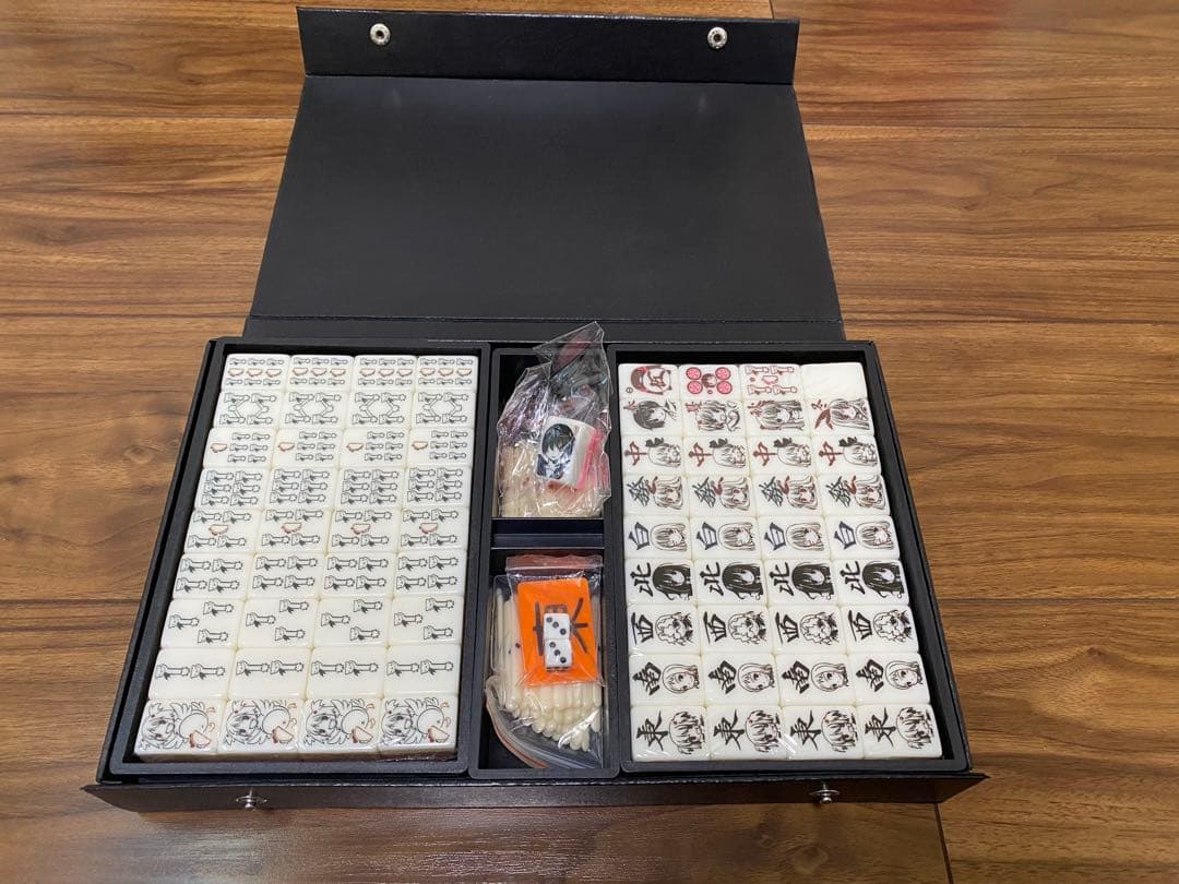 咲　Saki 麻雀セット　咲の豪運牌付き