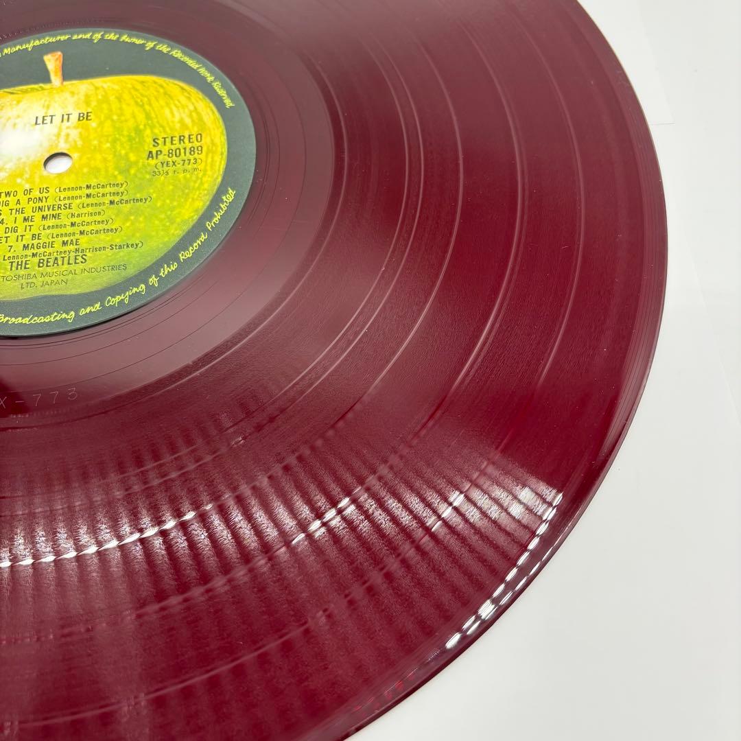 ♦︎【赤盤】THE BEATLES ビートルズ LET IT BEレコード 国内版