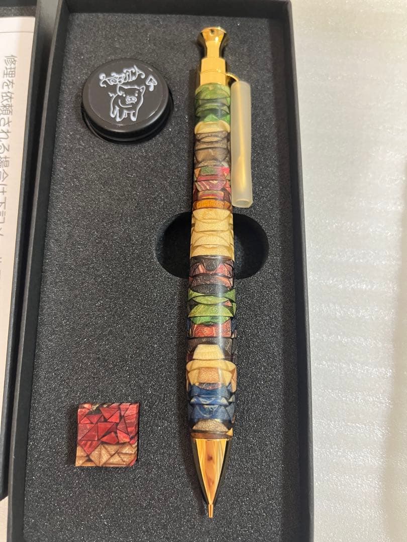 こぶた工房　ステンドグラスウッド　0.5ミリ　シャープペンシル