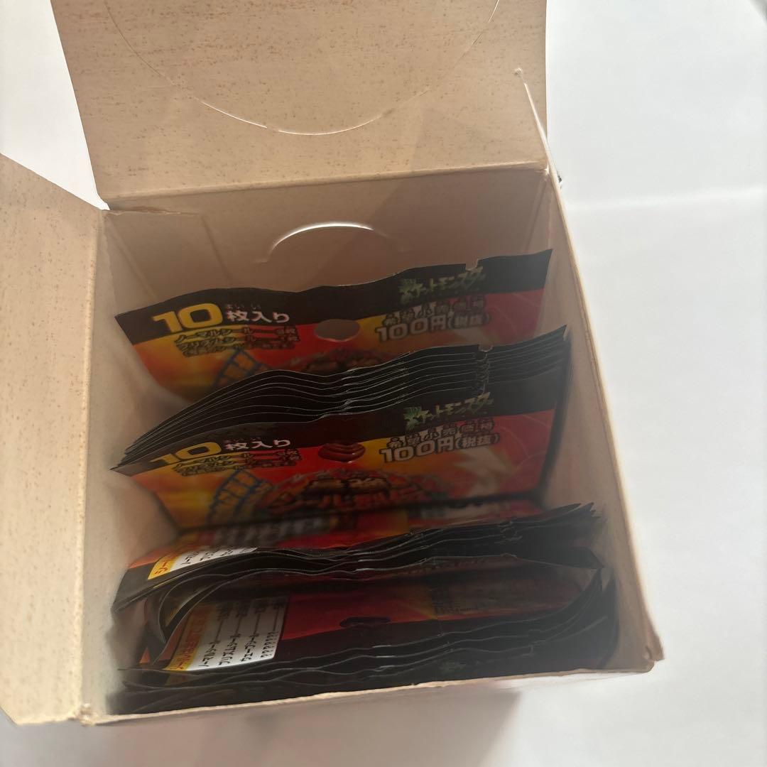 ポケットモンスター最強シール烈伝技BOX アマダ　箱と15パック