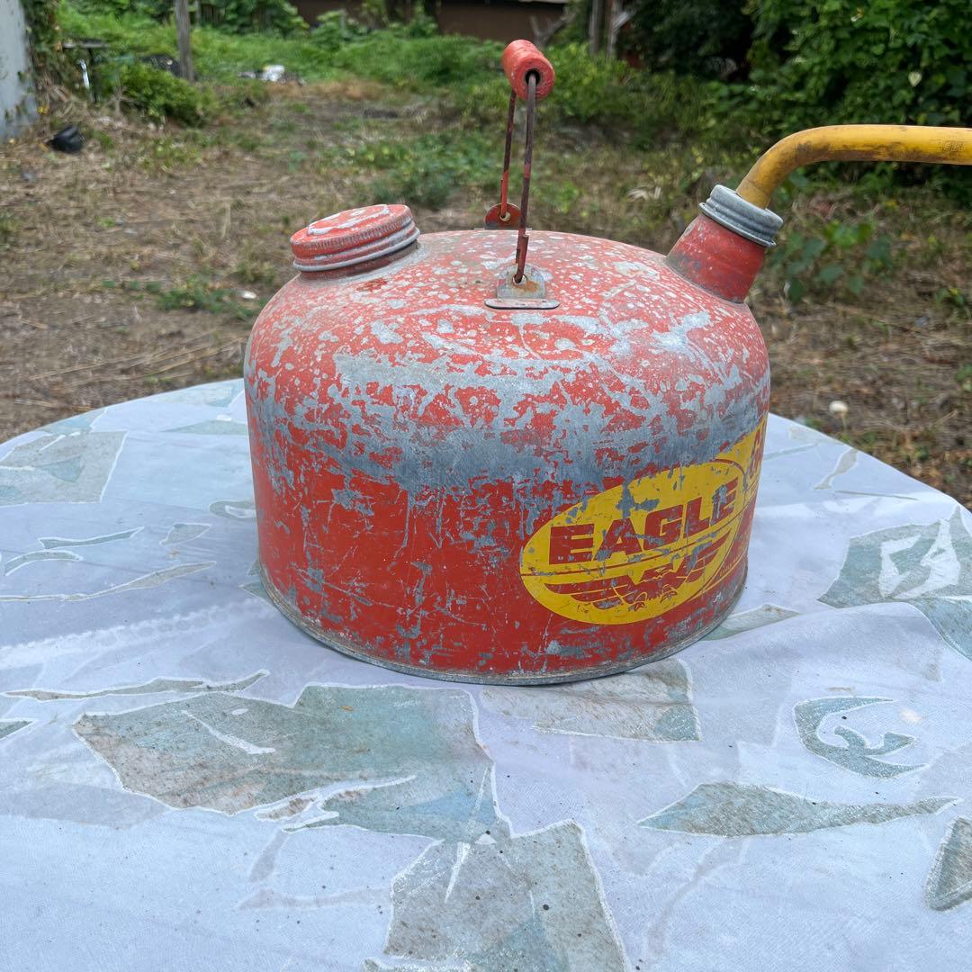 アンティーク　Eagle 2.5ガロンガス缶　亜鉛メッキ