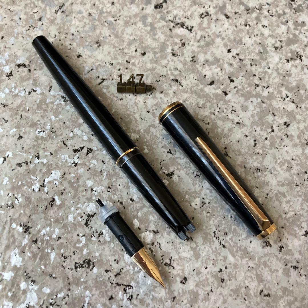 #147 オーバーホール済み 万年筆 モンブラン MONTBLANC 14k