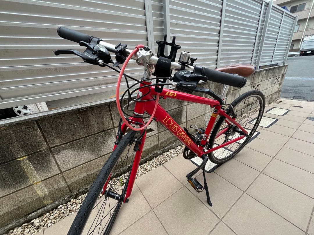 引き取り限定　LOUIS GARNEAU クロスバイク レッド