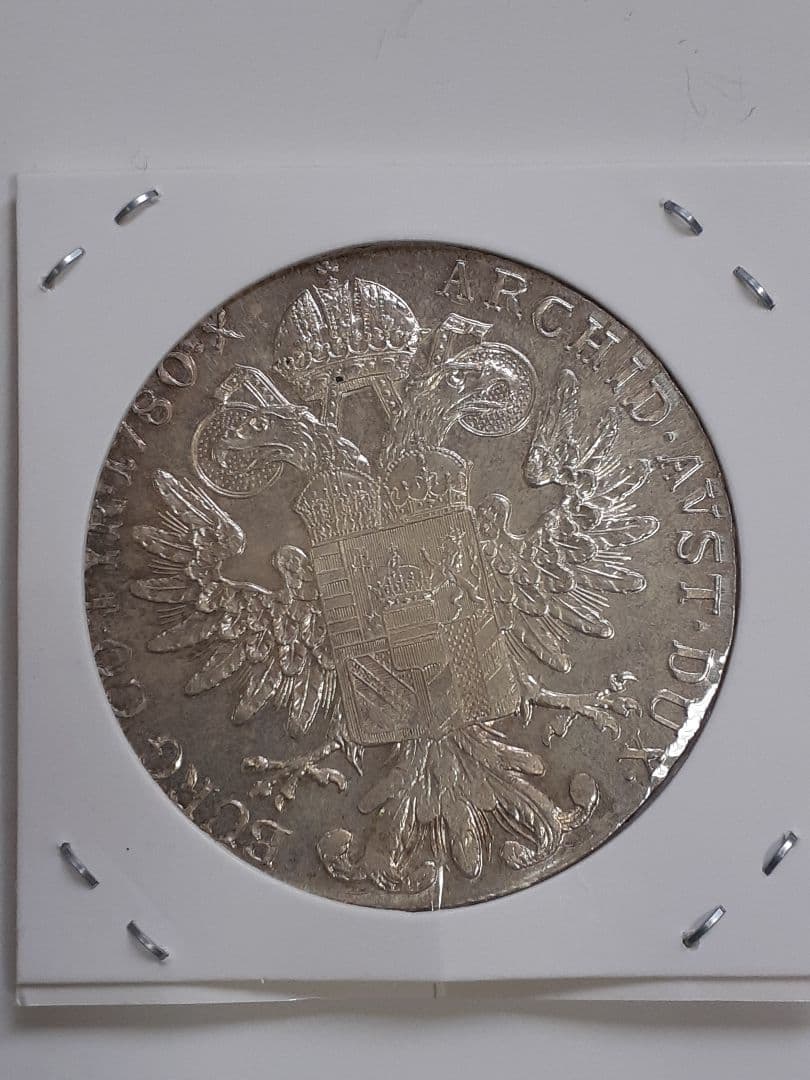 1780年　マリア テレジア銀貨