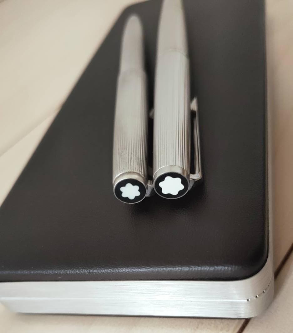 モンブラン 925シルバー 1266 万年筆 1866 ボールペンセット 18K