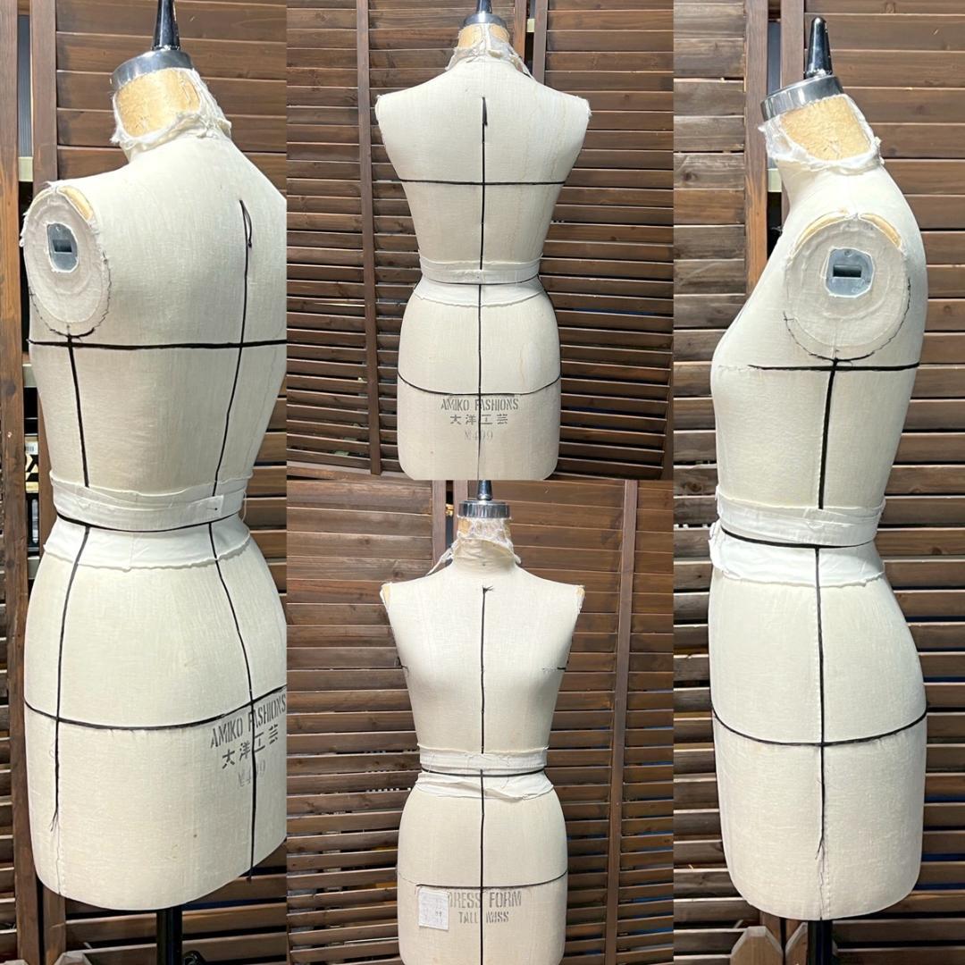 大洋工芸 ドレスフォーム TALL MISS 8号 洋裁 マネキン トルソー