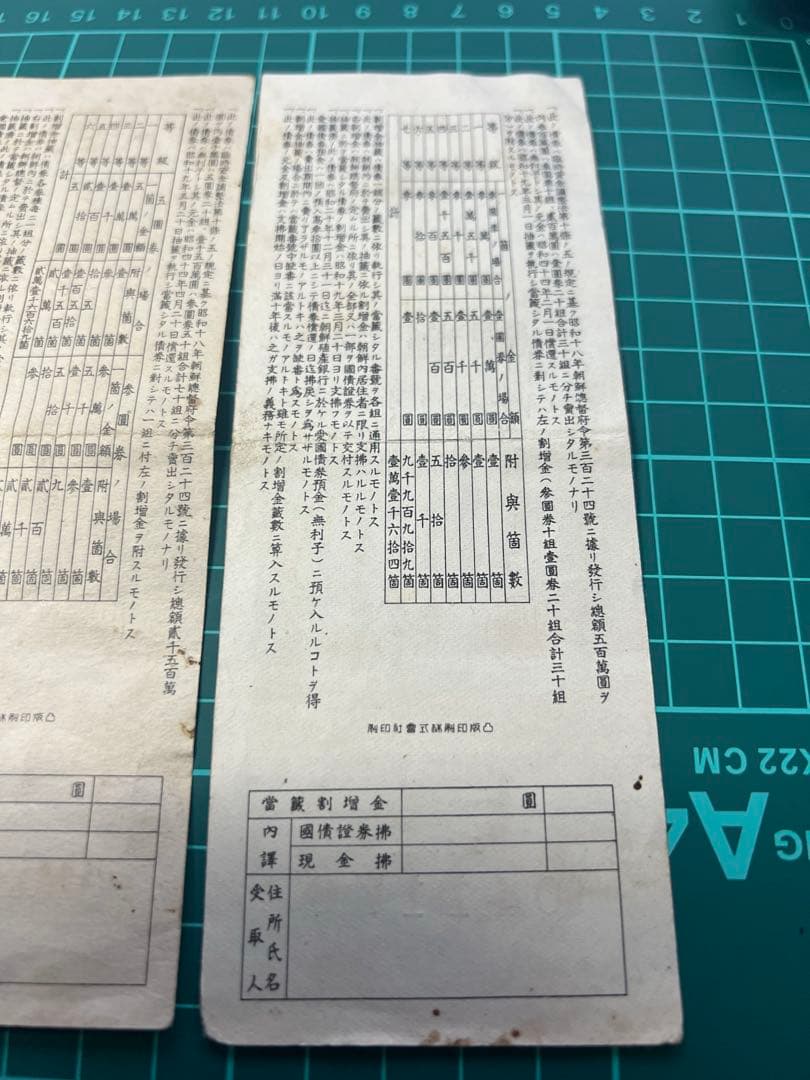 外国古紙幣　朝鮮貨幣　朝鮮殖産銀行1.3.5円愛国債