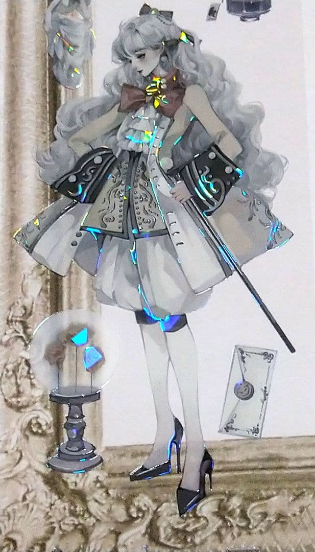 ✩再販✩J669＃清冷月光(贝壳光)切り売り海外人物マステ女の子