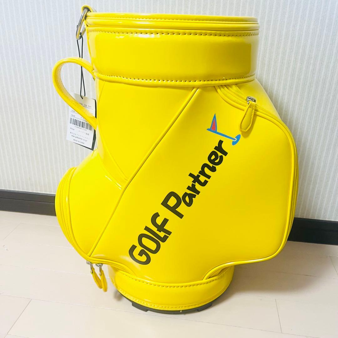 【非売品】GOLF PARTNER ゴルフミニキャディーバッグ イエロー