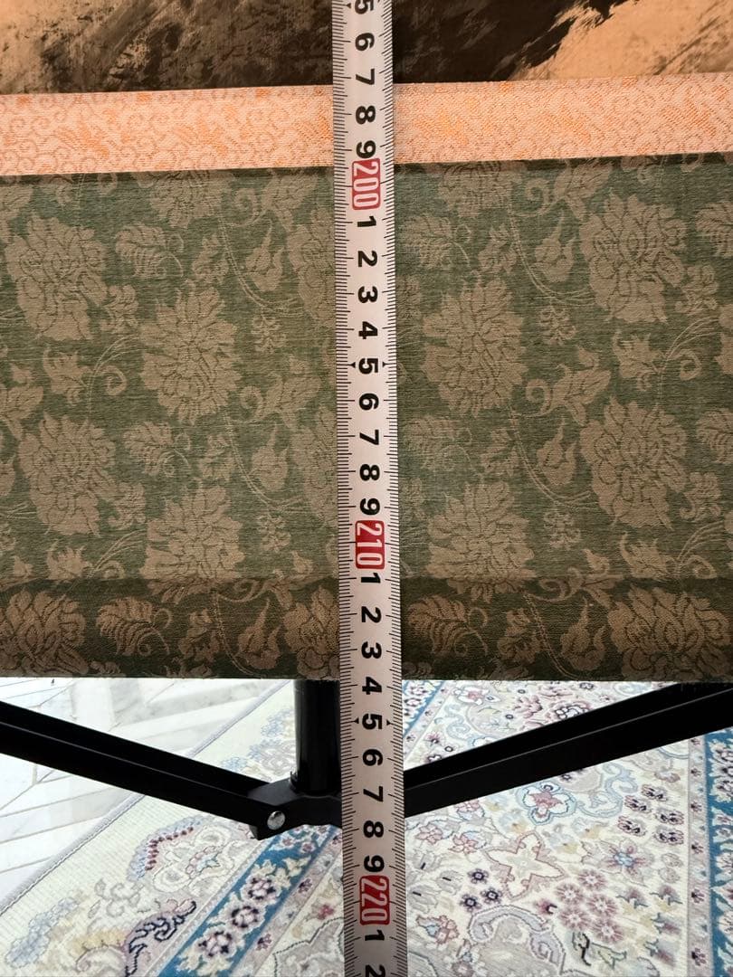 掛け軸【猛虎図】龍山　 肉筆一点物　通常の2倍幅(幅102cm×全長214cm)