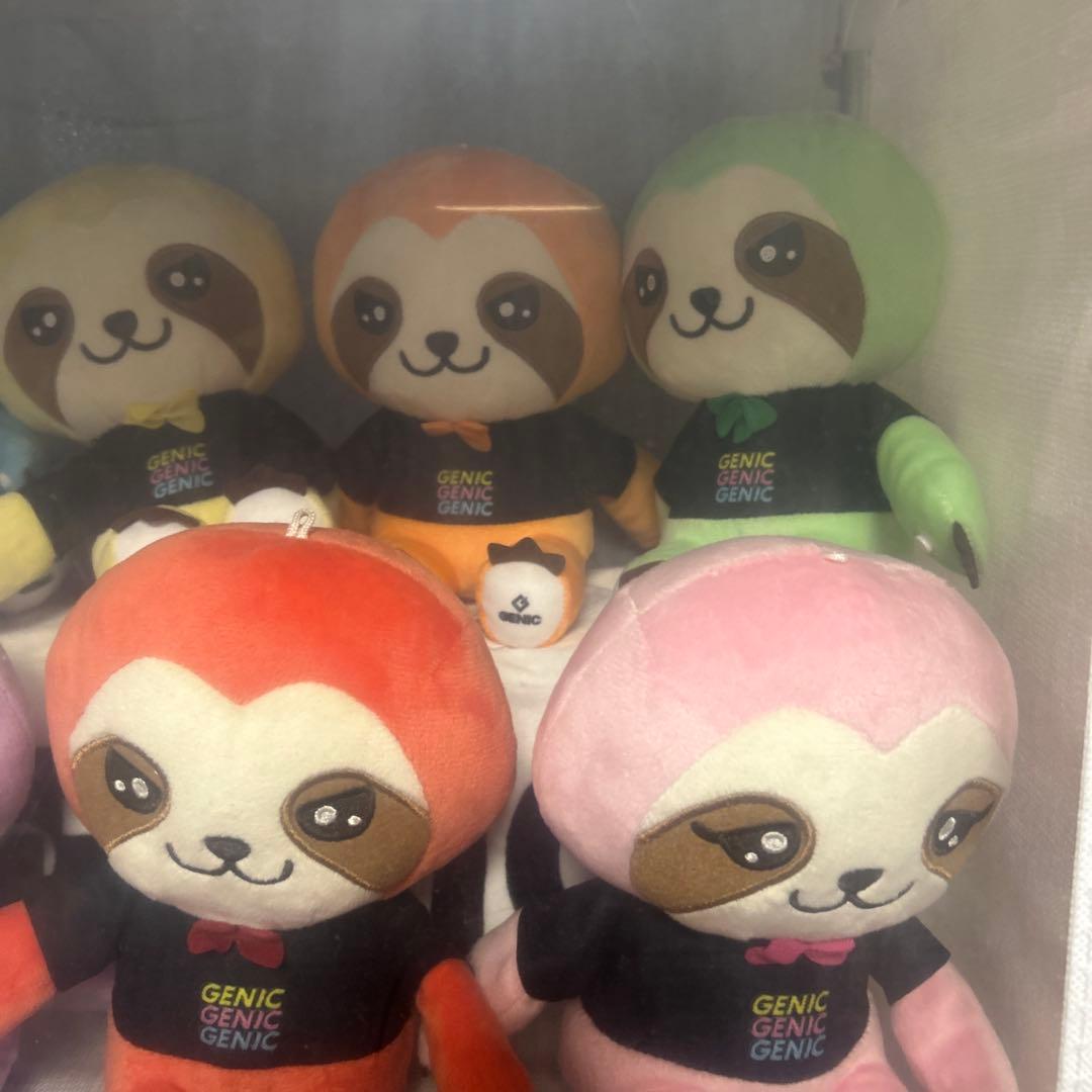 GENIC ナマケモノぬいぐるみ7体セット