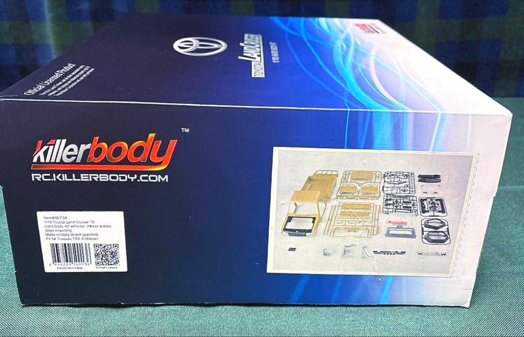 1/10 Killerbodyランドクルーザー 70 トラクサス用ボディ