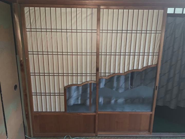 欄間、引戸、網代天井