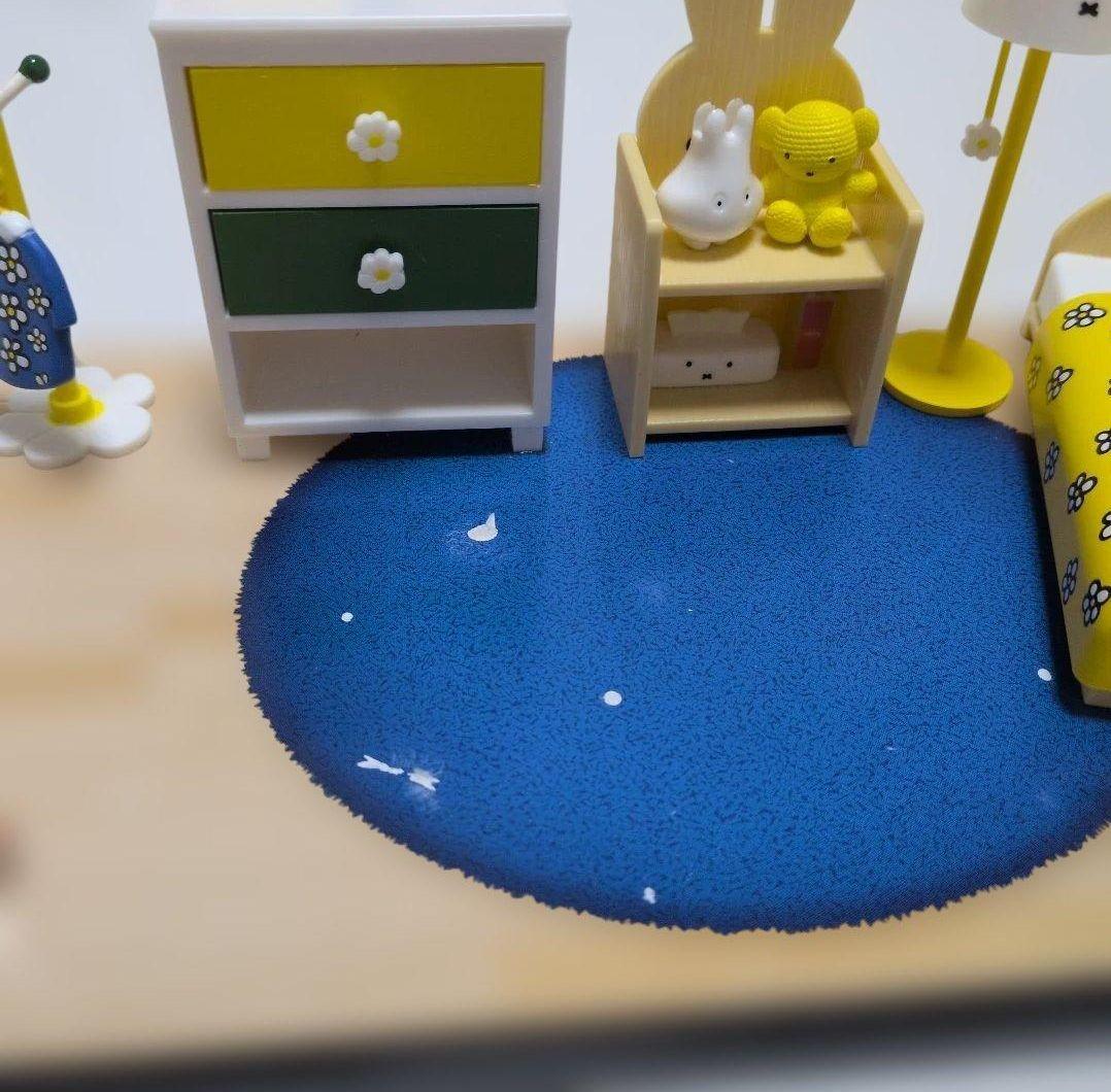 ミッフィー　miffy room　ミッフィーのいる生活　ミニチュア模型