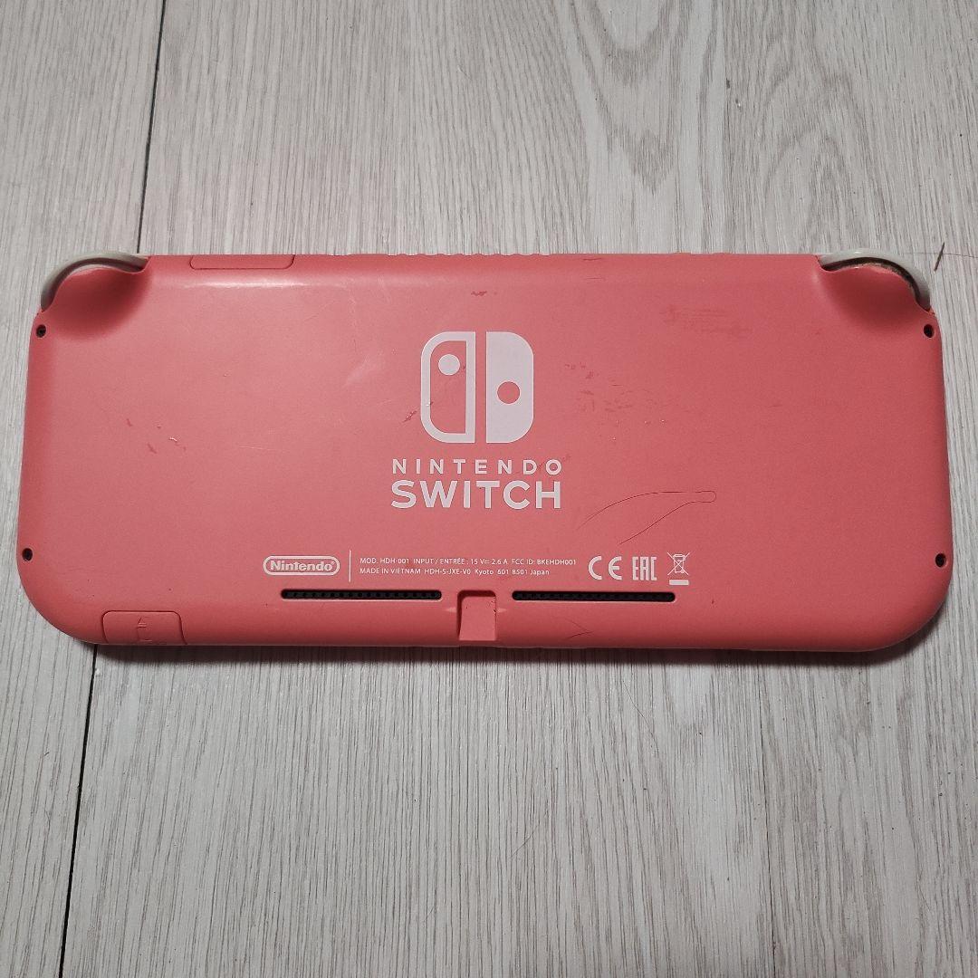 ジャンク品 任天堂 Switch Lite コーラル ピンク スイッチライト