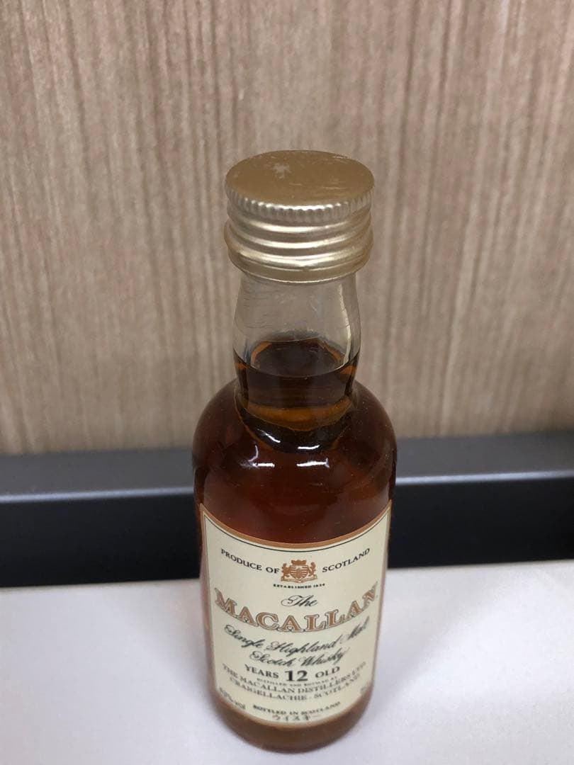 マッカラン 12年 ミニボトル シングルモルトウイスキー 50ml 化粧箱
