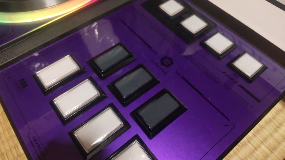 ビートマニア DAO PHOENIXWAN LMT 三和ボタン 静音化 パープル