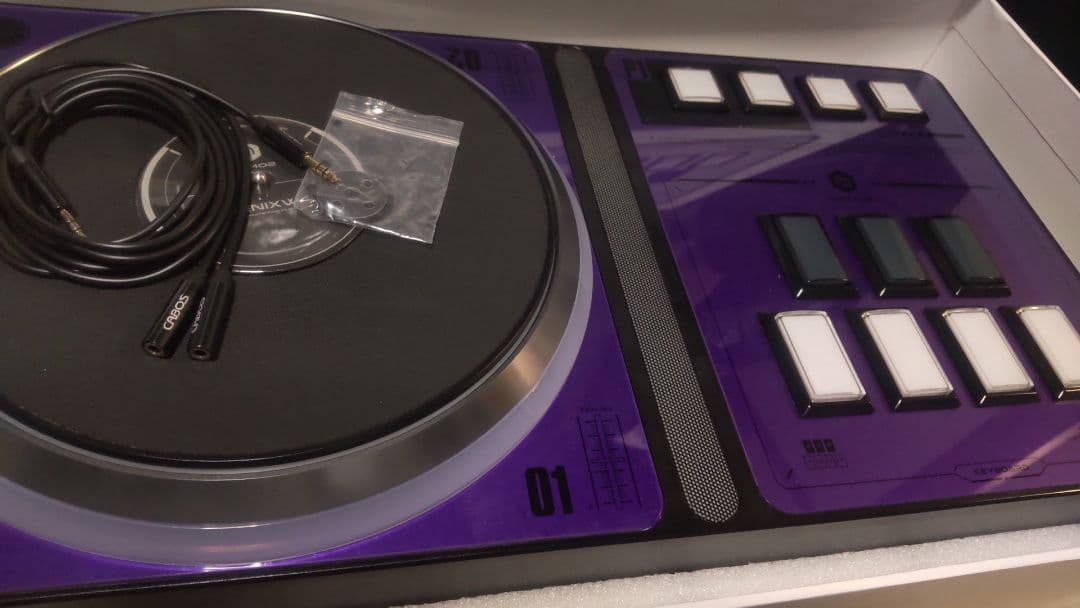 ビートマニア DAO PHOENIXWAN LMT 三和ボタン 静音化 パープル