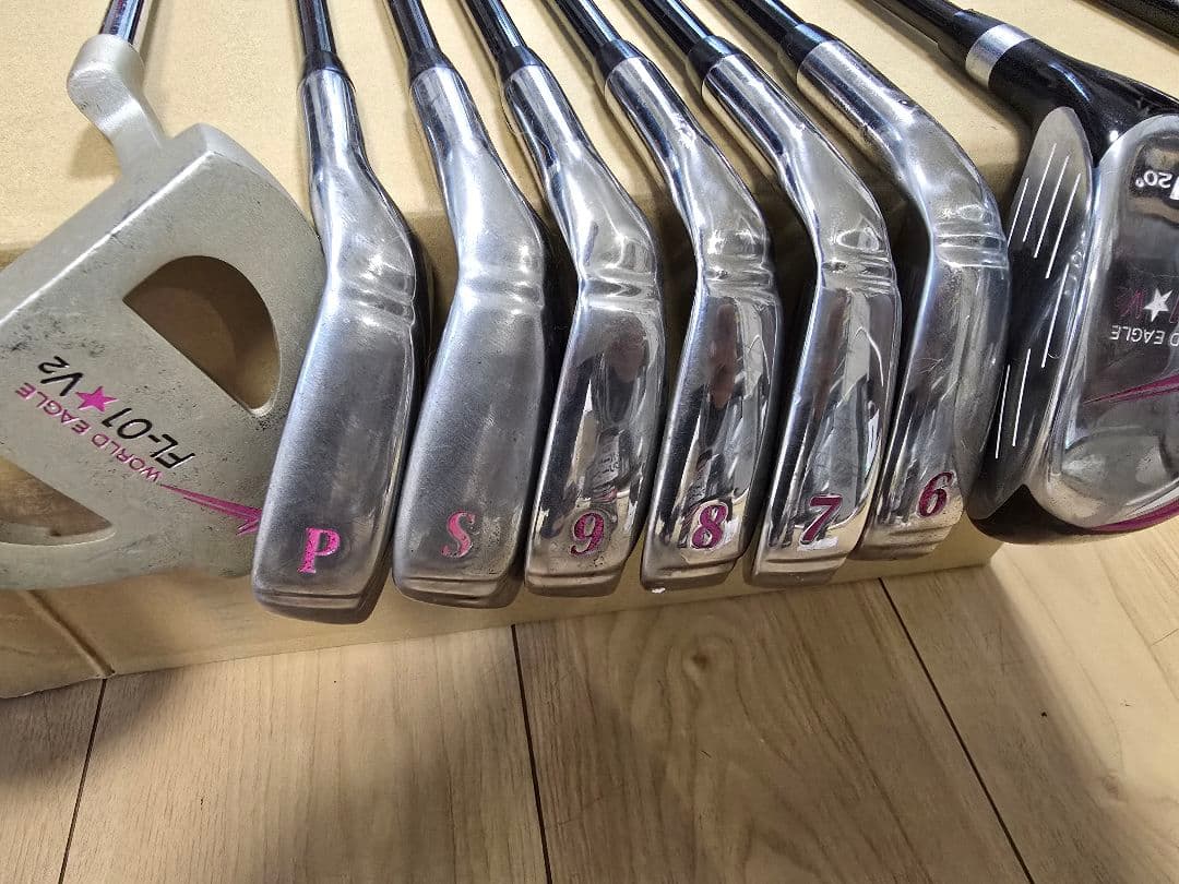 WORLD EAGLE FL-01 V2 レディース ゴルフクラブセット L 右