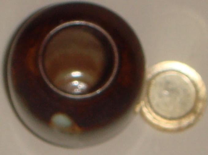 茶道具　高取茶入　清水茂生作　高取茶入　美品！！