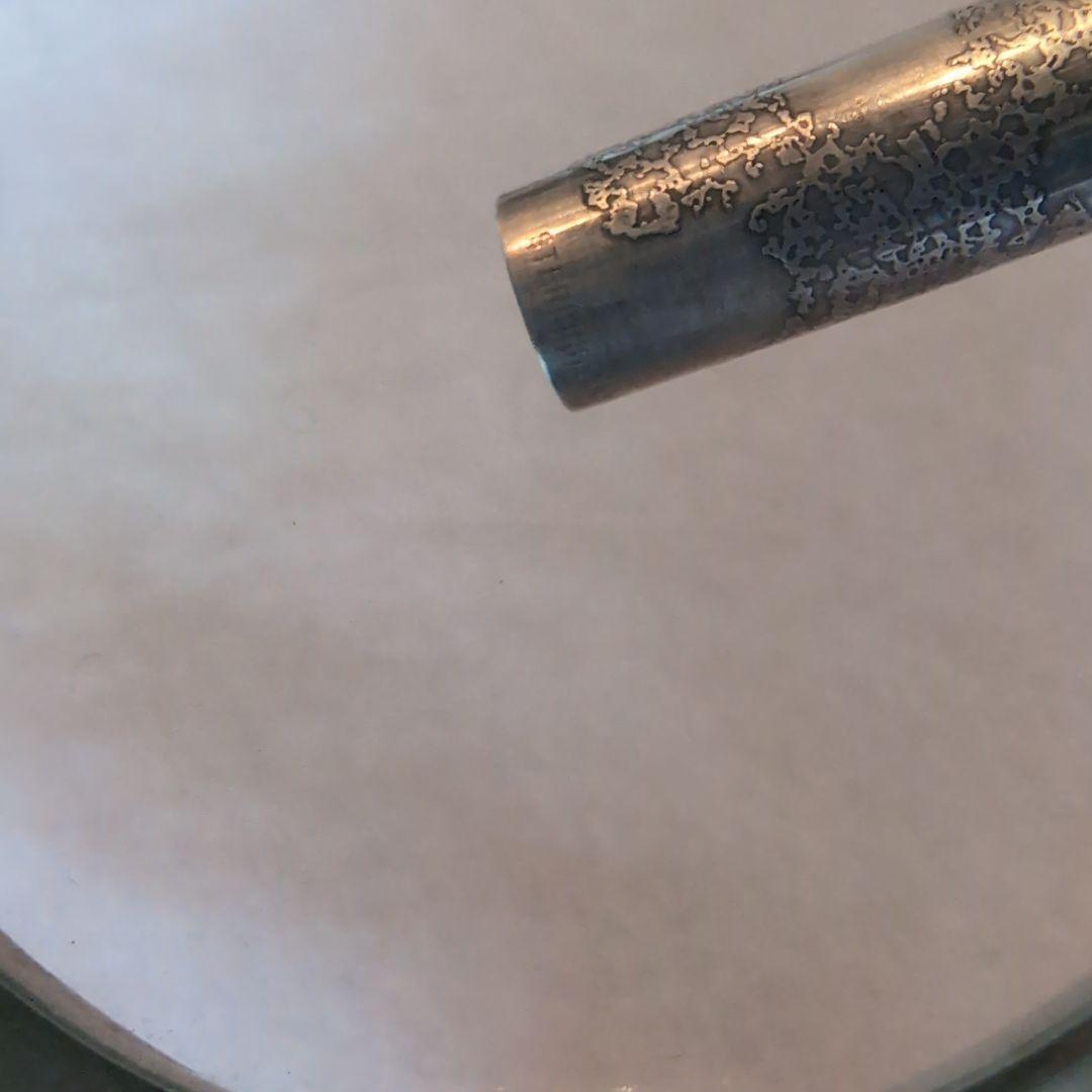 シルバー エングレーブ 万年筆