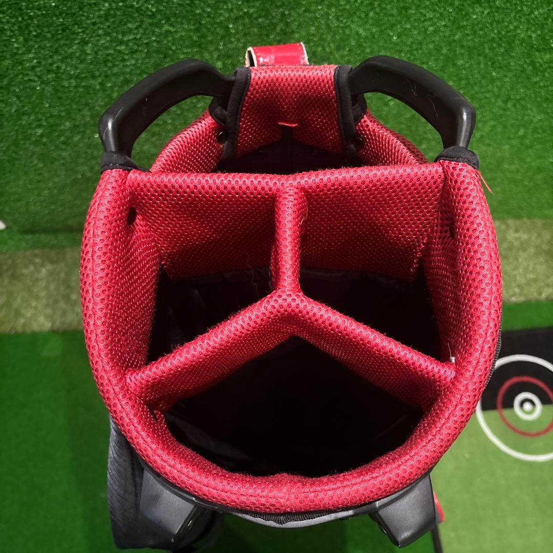 Piretti キャディバッグ 黒/赤