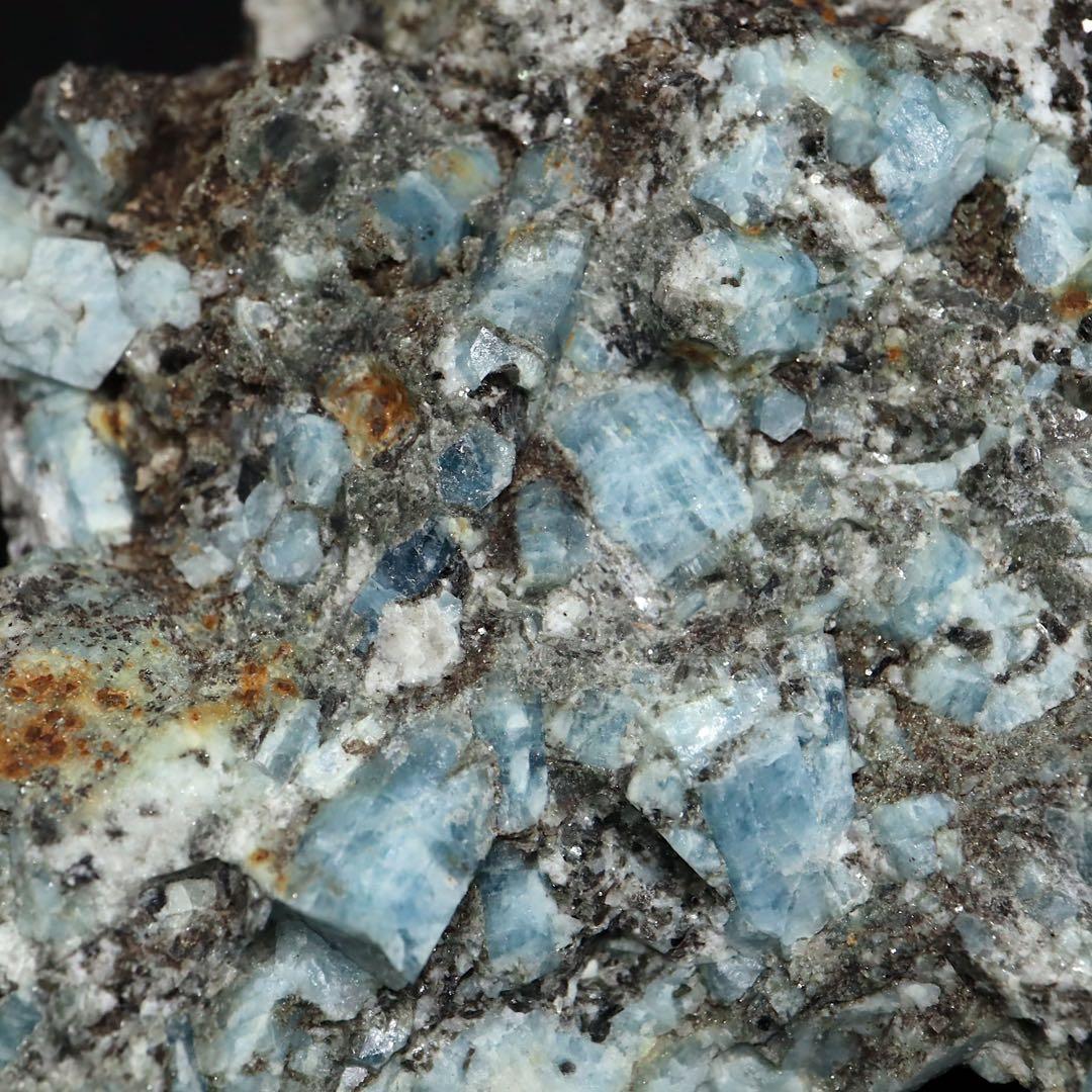 自主採掘！アクアマリン カリフォルニア産 548.5g　AQ254 原石　天然石