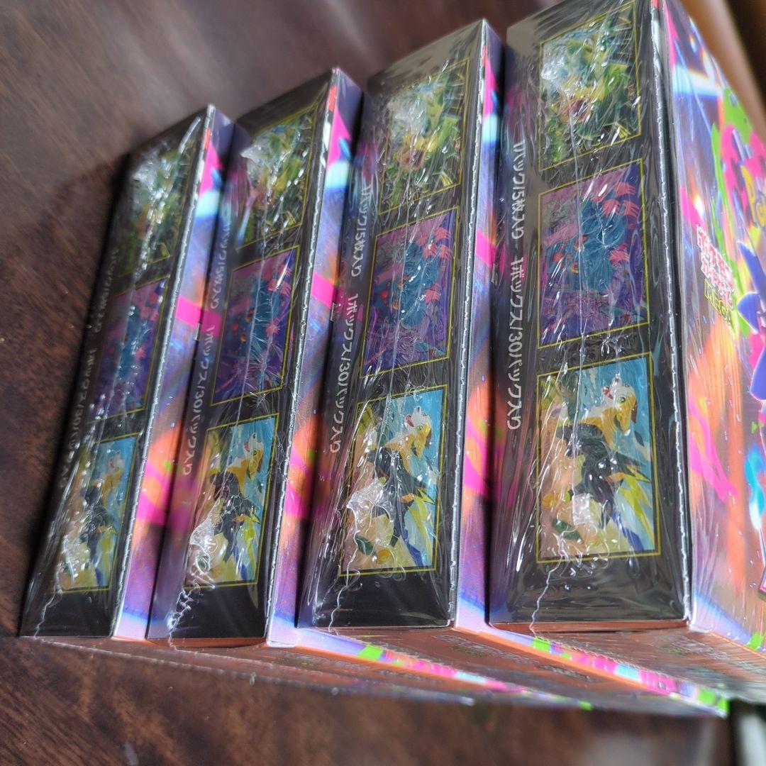 ポケモンカード インフィニティX 　4BOX　シュリンク付き