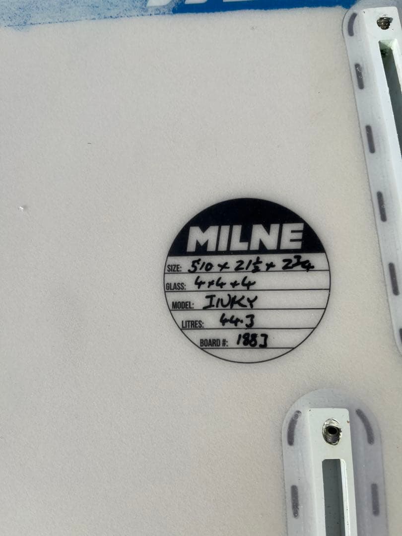 MILNE INKY 5'10\" ショートボード